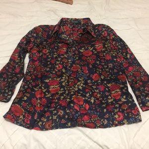 Lauren By Ralph Lauren Green Label Blouse